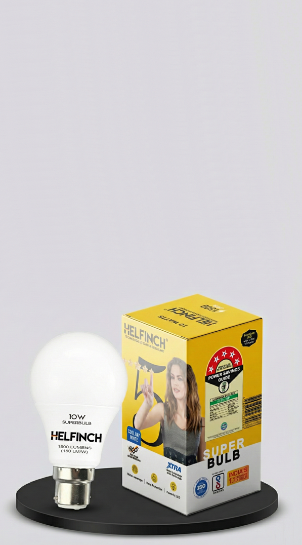 The premium German technology SuperBulbs with high efficiency lighting for home and office lighting. Helfinch SuperLight with superbulb technology of over 150 lumens per watt. Helfinch Shop Ecommerce buy Direct. LED Bulb Panel Light, Inverter emergency bulb, solar panel, solar street light, charging cable, usb type c, germany german lighting